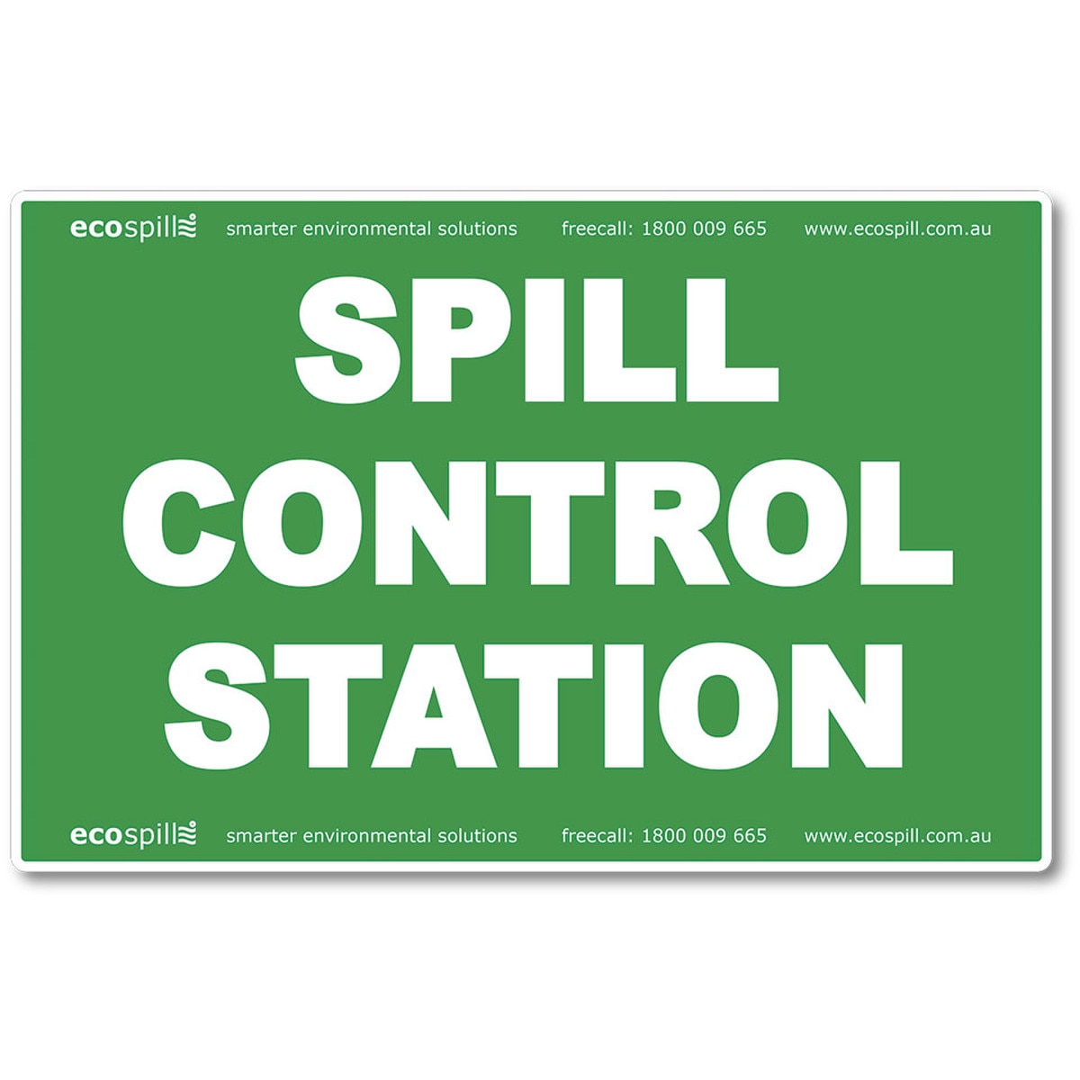 Safety Sign Spill Control Station | Spill Kit Station | Spill Kit Here | SCS Sign | Ecospill